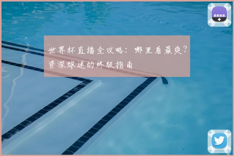 世界杯直播全攻略：哪里看最爽？资深球迷的终极指南